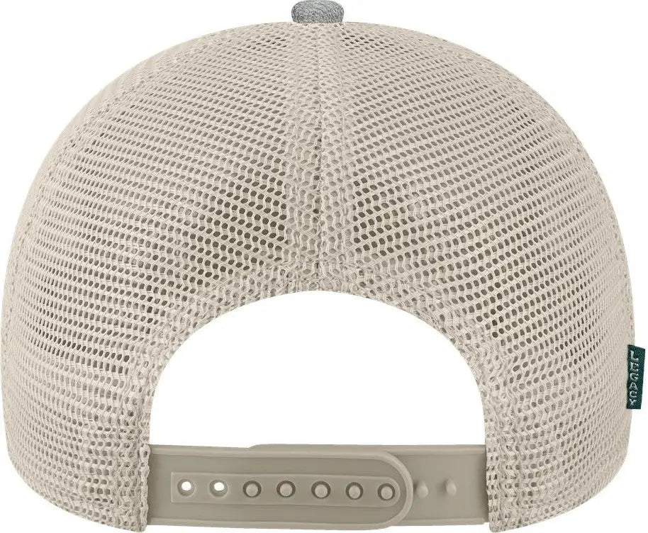 Legacy Mps Mid-pro Snapback Trucker Cap - Melange Grey Pacific Blue Stone - Gray / one Size Fits Most