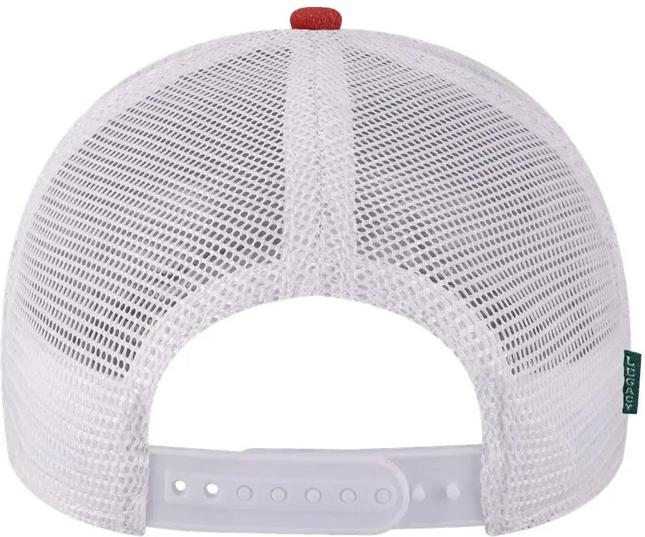 Legacy Mps Mid-pro Snapback Trucker Cap - Melange Scarlet White - Red / one Size Fits Most