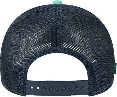 Legacy Mps Mid-pro Snapback Trucker Cap - Mint Marine Navy - one Size Fits Most