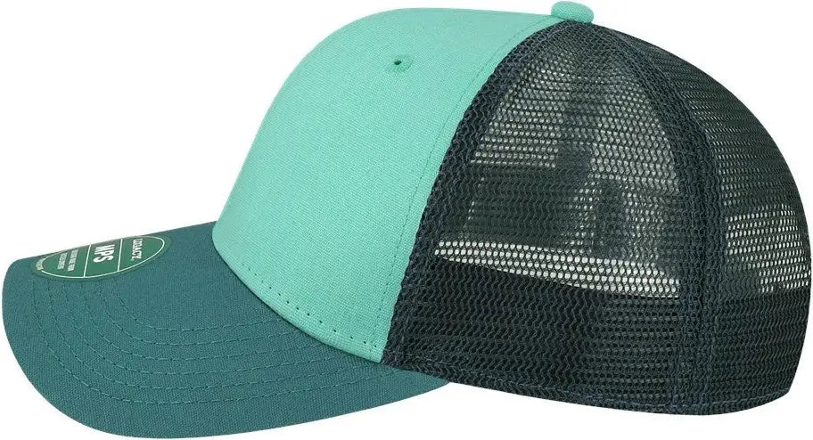 Legacy Mps Mid-pro Snapback Trucker Cap - Mint Marine Navy - one Size Fits Most