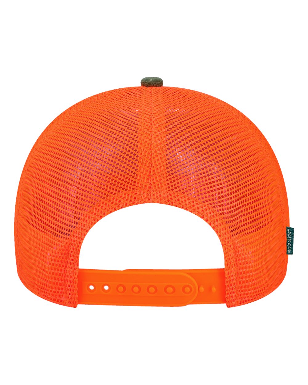 Legacy Mps Mid-pro Snapback Trucker Cap - Olive Blaze Orange