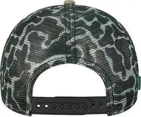 Legacy Mps Mid-pro Snapback Trucker Cap - Olive Gray Camo - one Size Fits Most