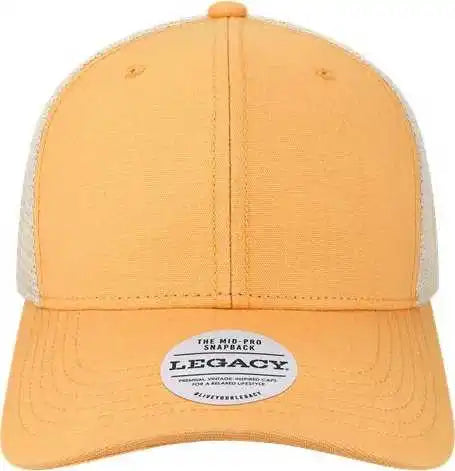Legacy Mps Mid-pro Snapback Trucker Cap - Peach Stone - Gold Sand / one Size Fits Most