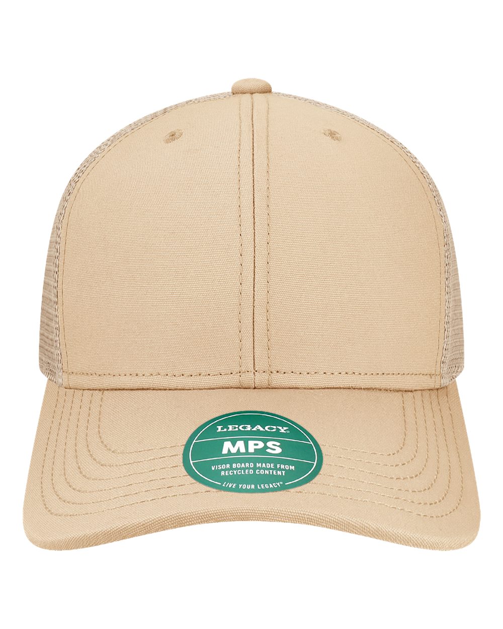 Legacy Mps Mid-pro Snapback Trucker Cap - Sand Dune