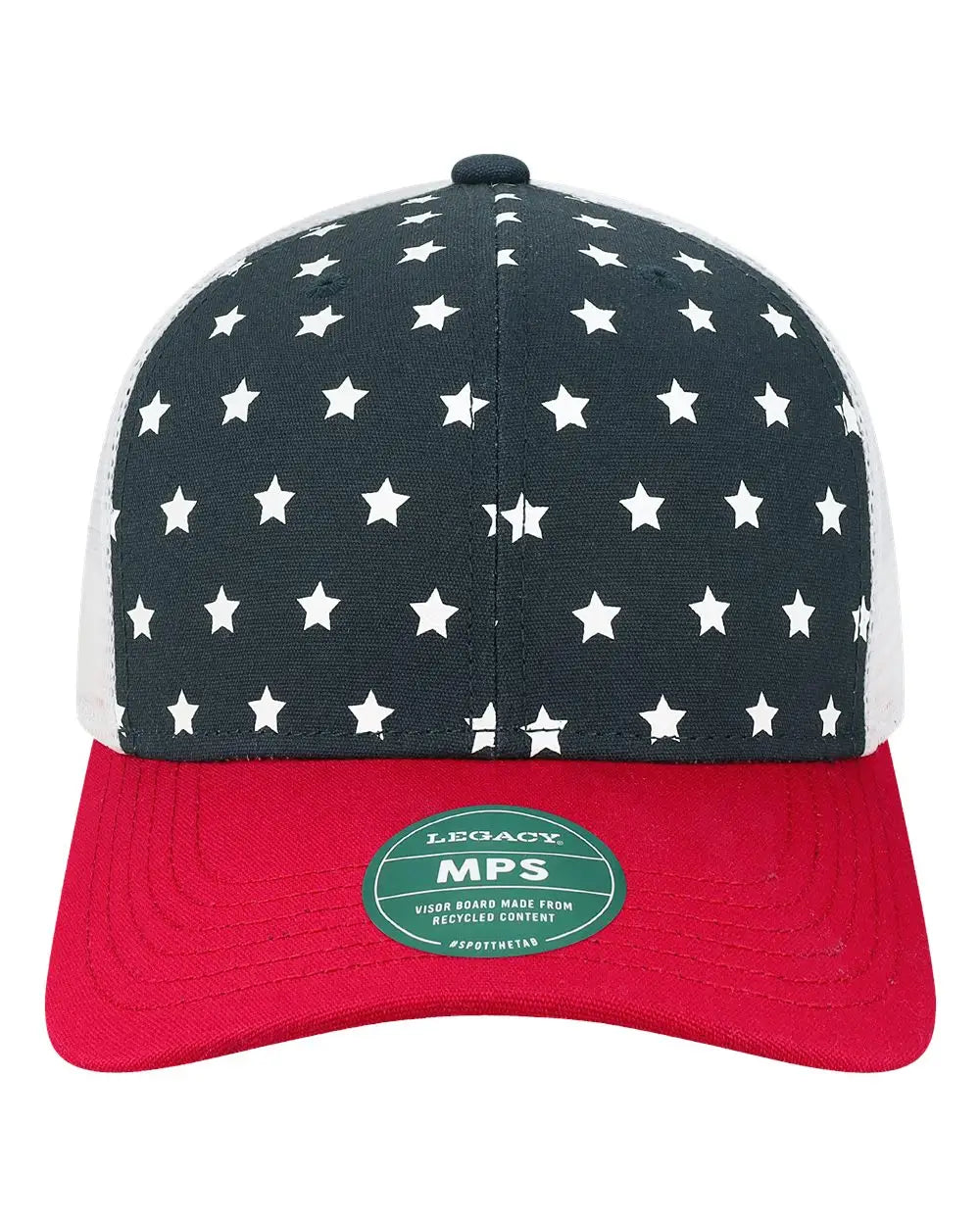 Legacy Mps Mid-pro Snapback Trucker Cap - Usa - Red Blue / one Size Fits Most