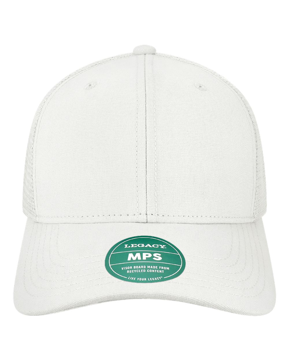 Legacy Mps Mid-pro Snapback Trucker Cap - White
