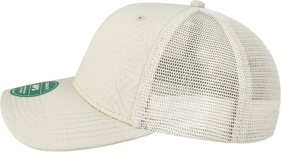 Legacy Mps Mid-pro Snapback Trucker Cap - White z - Quilted - one Size Fits Most