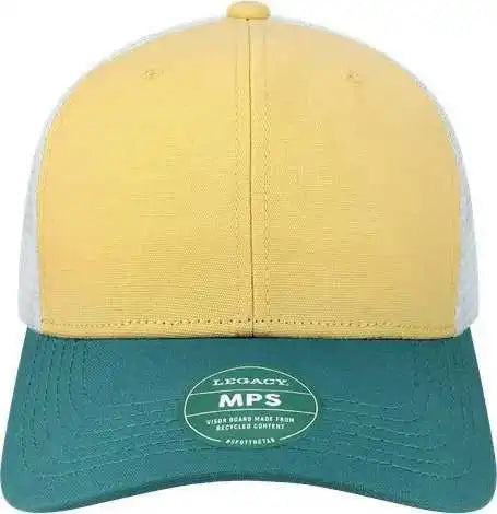 Legacy Mps Mid-pro Snapback Trucker Cap - Yellow Marine White - one Size Fits Most