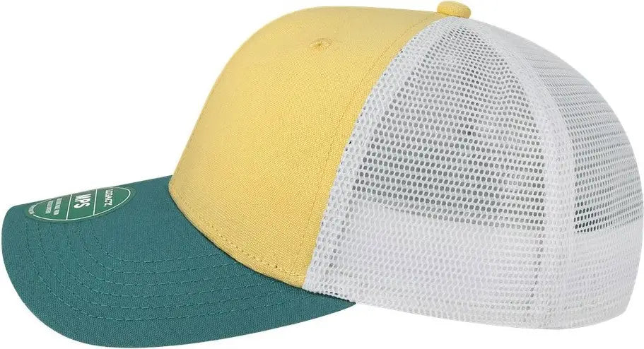 Legacy Mps Mid-pro Snapback Trucker Cap - Yellow Marine White - one Size Fits Most