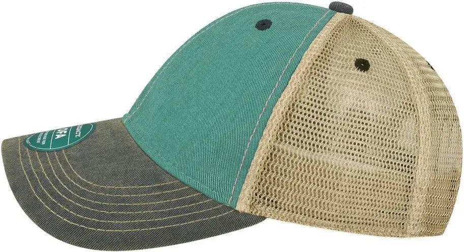 Legacy Ofa Old Favorite Trucker Cap - Aqua Blue Navy - one Size Fits Most