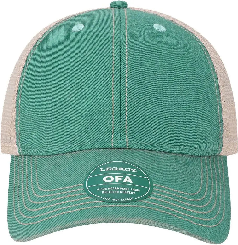 Legacy Ofa Old Favorite Trucker Cap - Aqua Khaki - one Size Fits Most