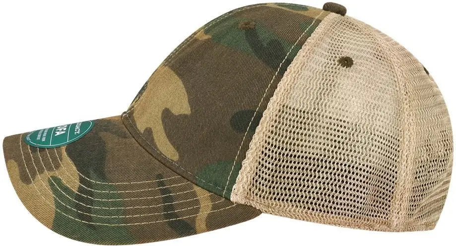 Legacy Ofa Old Favorite Trucker Cap - Army Camo Khaki