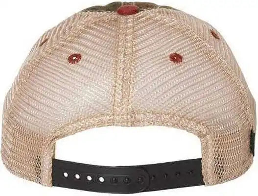 Legacy Ofa Old Favorite Trucker Cap - Black Cardinal Khaki - 6 5/8’’ - 7 3/8’’