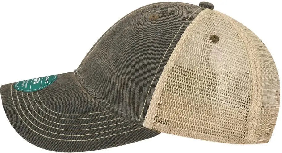 Legacy Ofa Old Favorite Trucker Cap - Black Khaki
