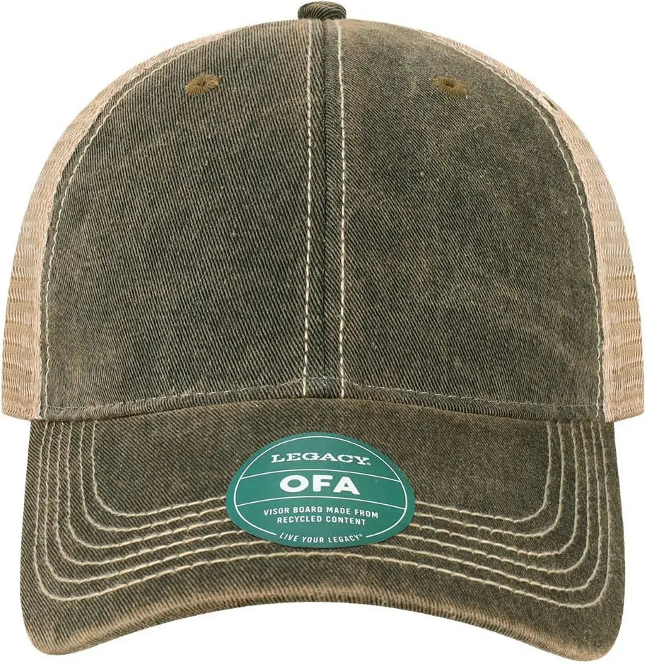 Legacy Ofa Old Favorite Trucker Cap - Black Khaki