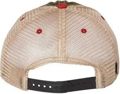 Legacy Ofa Old Favorite Trucker Cap Black Scarlet Red Khaki / 6 5/8’’ 7 3/8’’