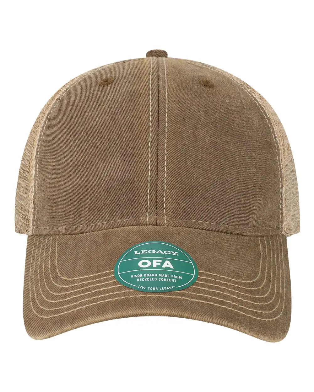 Legacy Ofa Old Favorite Trucker Cap - Brown Khaki - one Size Fits Most