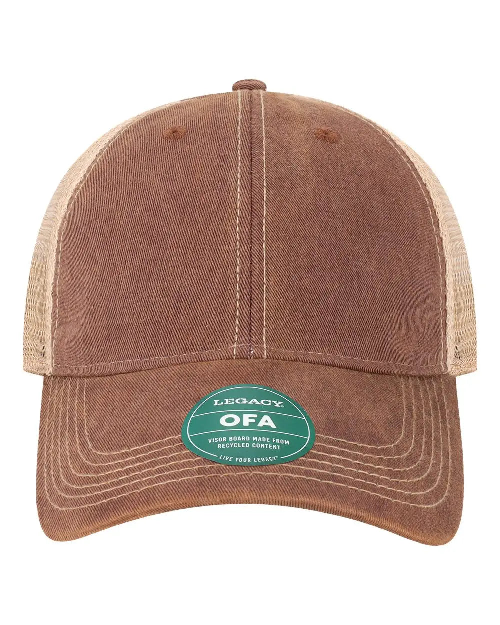Legacy Ofa Old Favorite Trucker Cap - Burgundy Khaki - Maroon / one Size Fits Most
