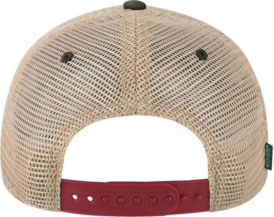 Legacy Ofa Old Favorite Trucker Cap - Cardinal Black Khaki - one Size Fits Most