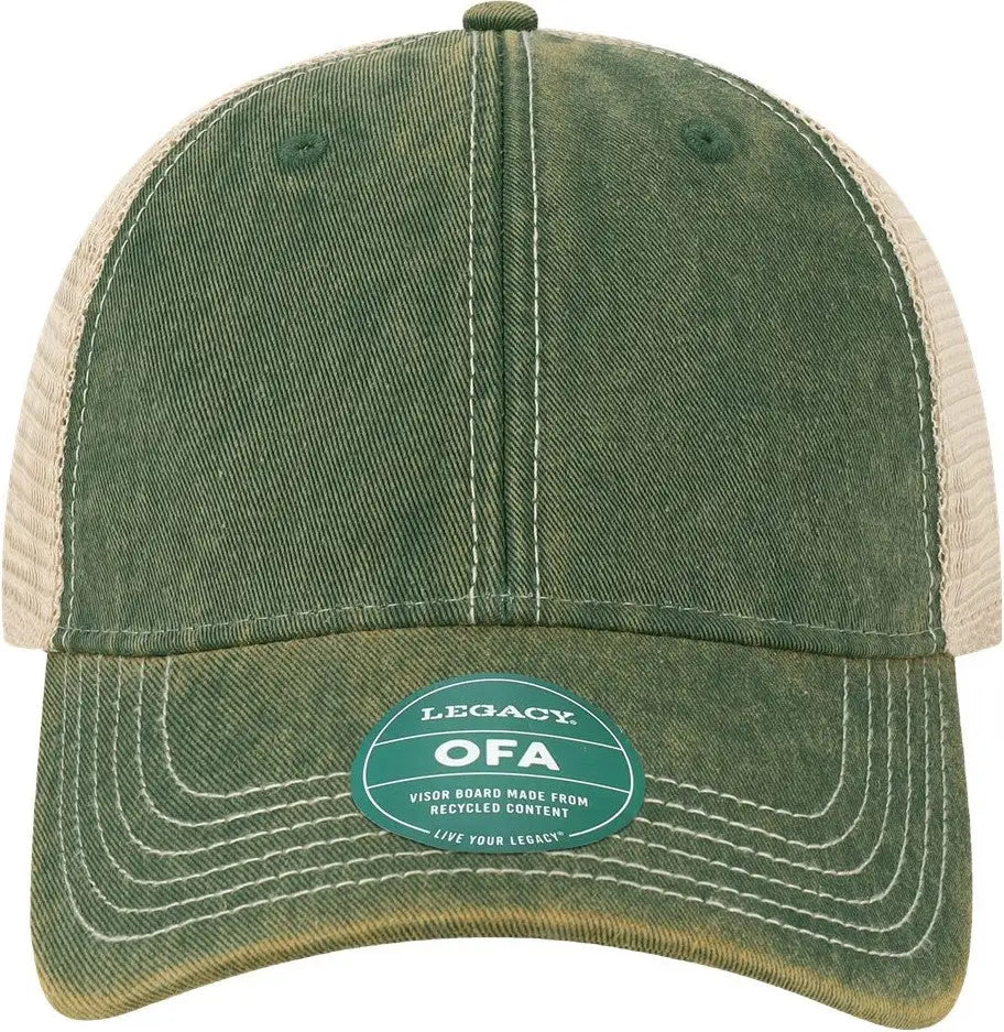 Legacy Ofa Old Favorite Trucker Cap - Dark Green Khaki
