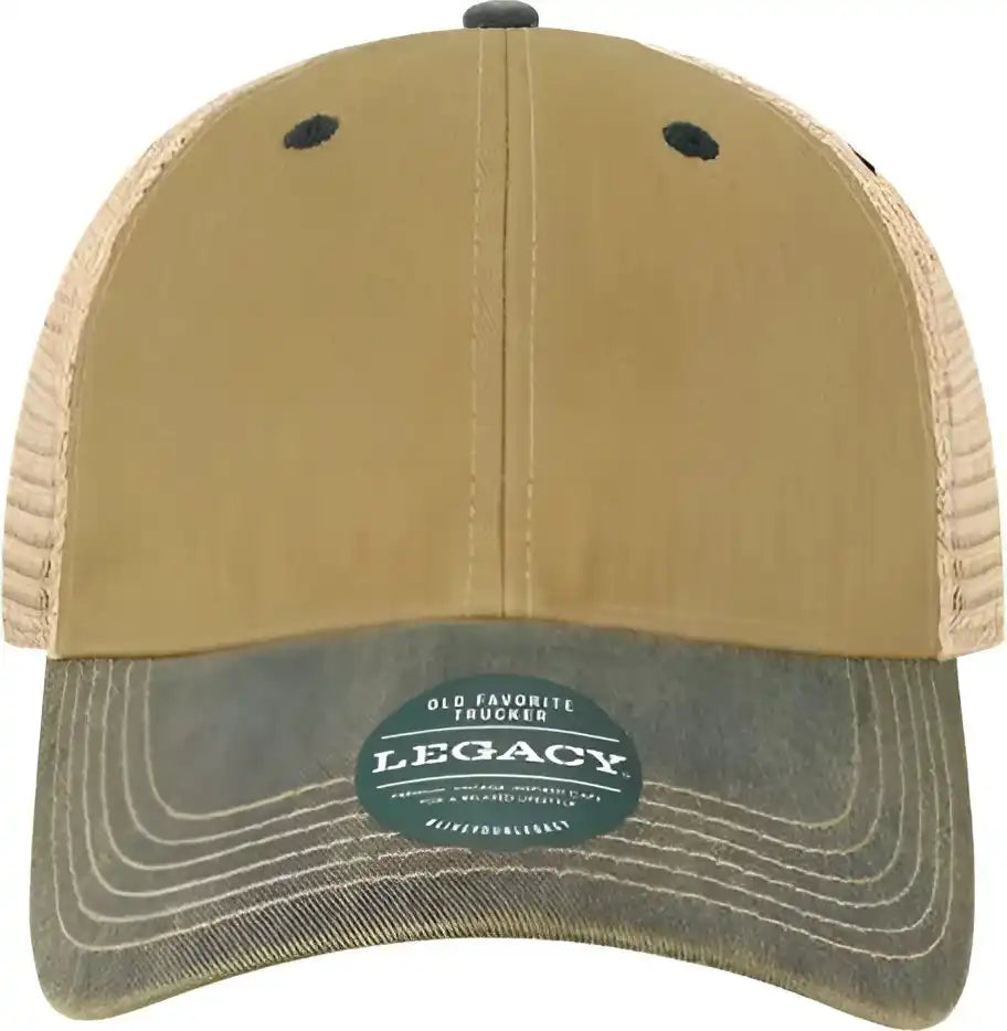 Legacy Ofa Old Favorite Trucker Cap Dark Tan Navy / one Size Fits Most