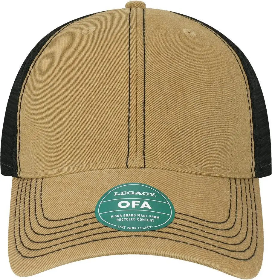 Legacy Ofa Old Favorite Trucker Cap - Khaki Black