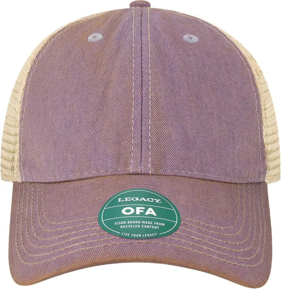 Legacy Ofa Old Favorite Trucker Cap - Lavender Khaki - Purple / one Size Fits Most