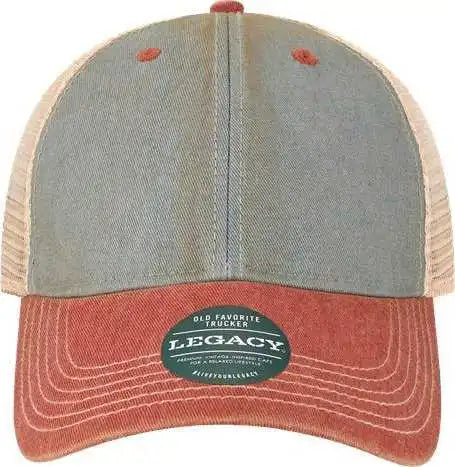 Legacy Ofa Old Favorite Trucker Cap - Light Blue Cardinal - one Size Fits Most