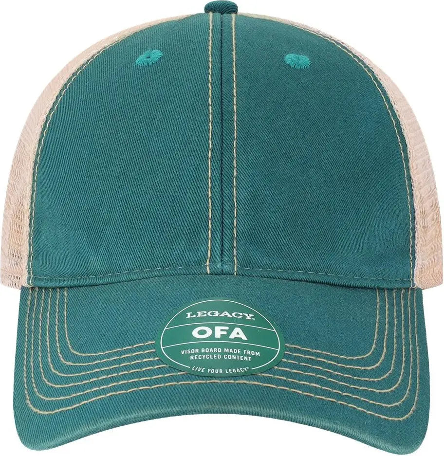 Legacy Ofa Old Favorite Trucker Cap - Marine Blue Khaki