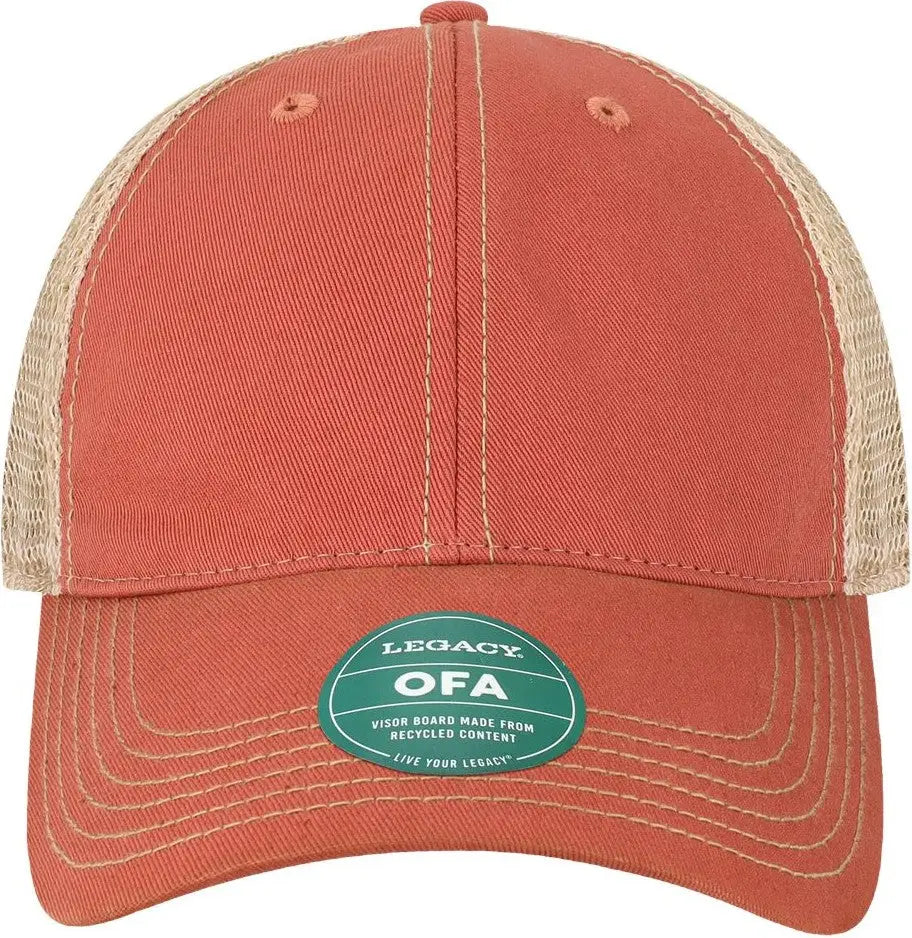 Legacy Ofa Old Favorite Trucker Cap - Nantucket Red Khaki - one Size Fits Most