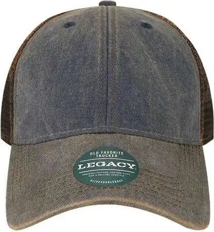 Legacy Ofa Old Favorite Trucker Cap - Navy Brown - Osfm