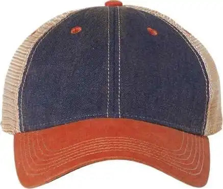 Legacy Ofa Old Favorite Trucker Cap Navy Orange Khaki / 6 5/8’’ 7 3/8’’