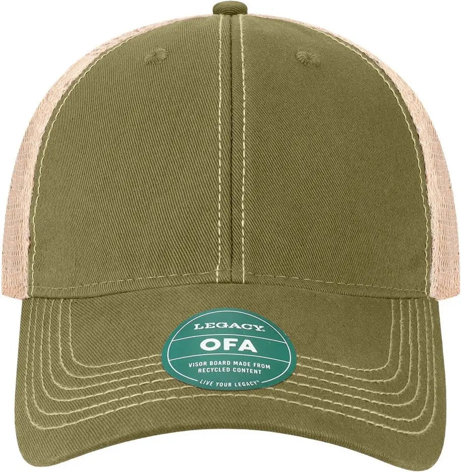 Legacy Ofa Old Favorite Trucker Cap - Olive Khaki - one Size Fits Most