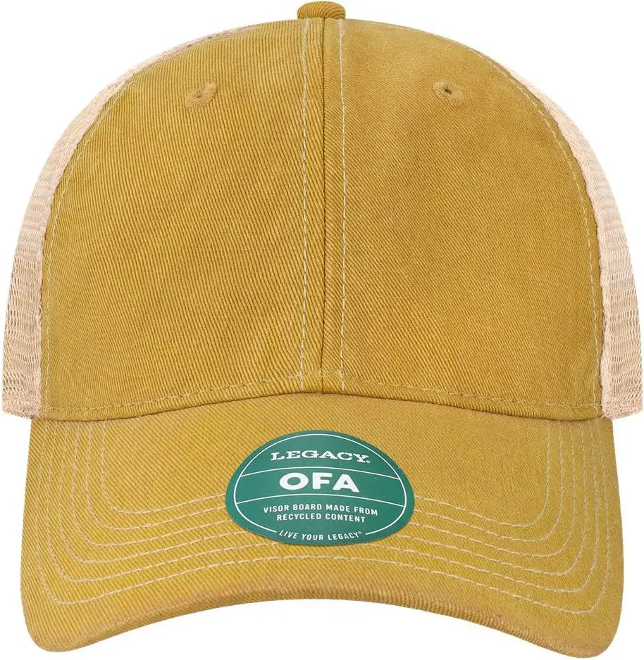 Legacy Ofa Old Favorite Trucker Cap - Yellow Khaki - one Size Fits Most