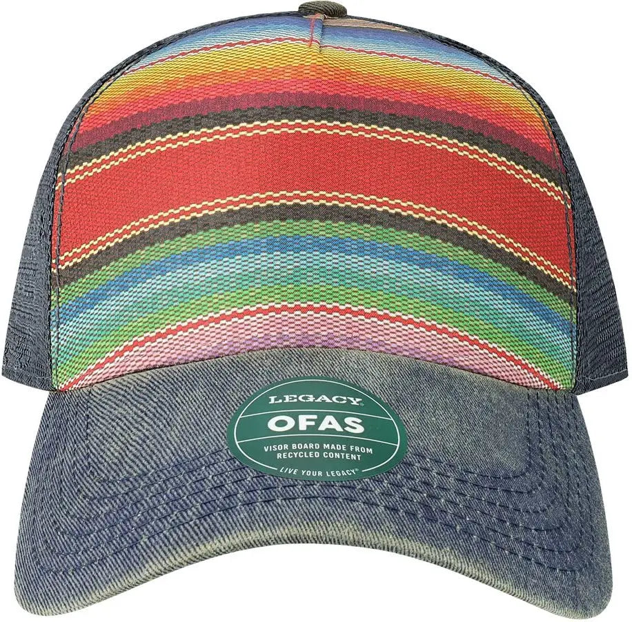 Legacy Ofafp Old Favorite Five-panel Trucker Cap - Poncho - Multi-colored / one Size Fits Most