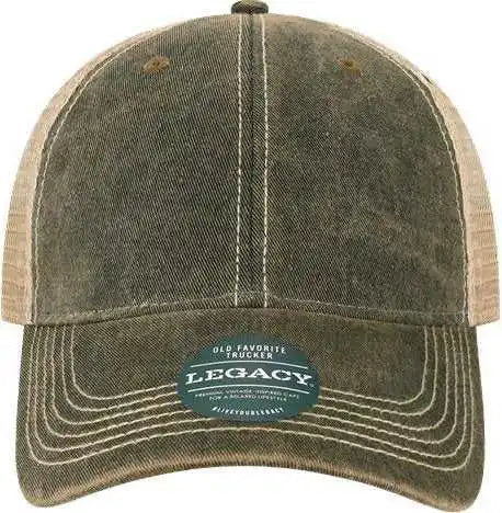 Legacy Ofay Youth Old Favorite Trucker Cap - Black Khaki - one Size Fits Most