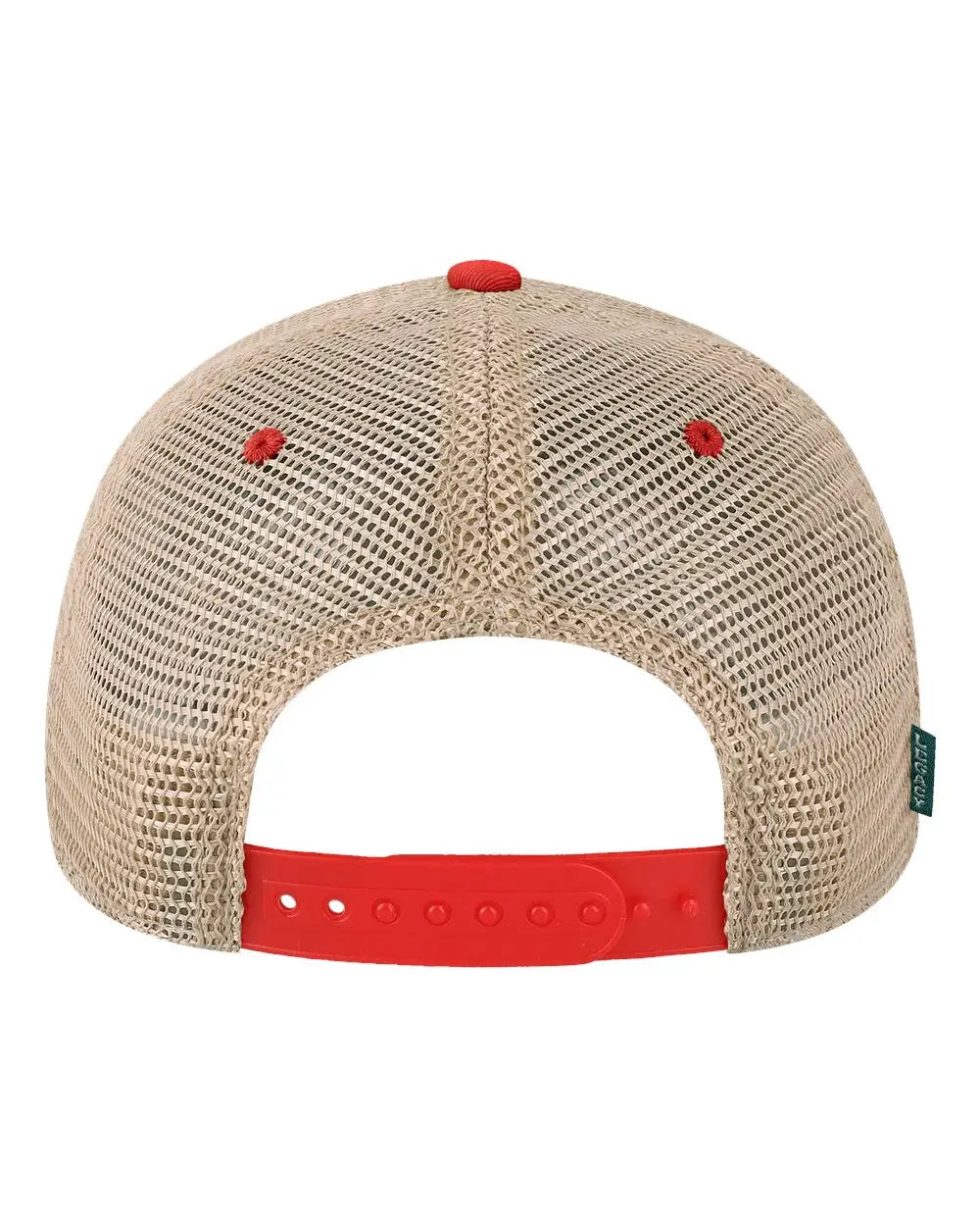 Legacy Ofay Youth Old Favorite Trucker Cap - Scarlet Red Khaki