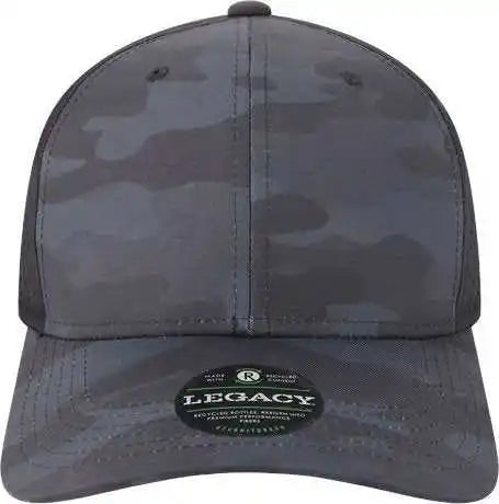 Legacy Rempa Reclaim Mid-pro Adjustable Cap - Black Camo - one Size Fits Most