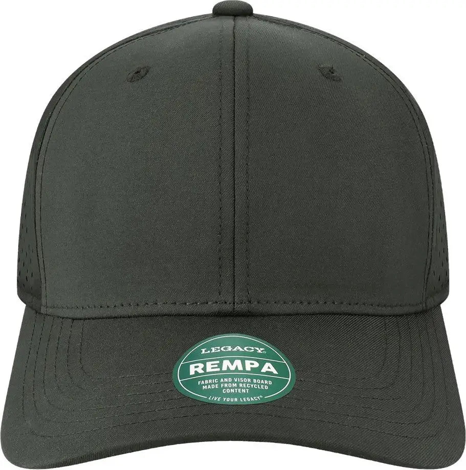 Legacy Rempa Reclaim Mid-pro Adjustable Cap - Black - one Size Fits Most