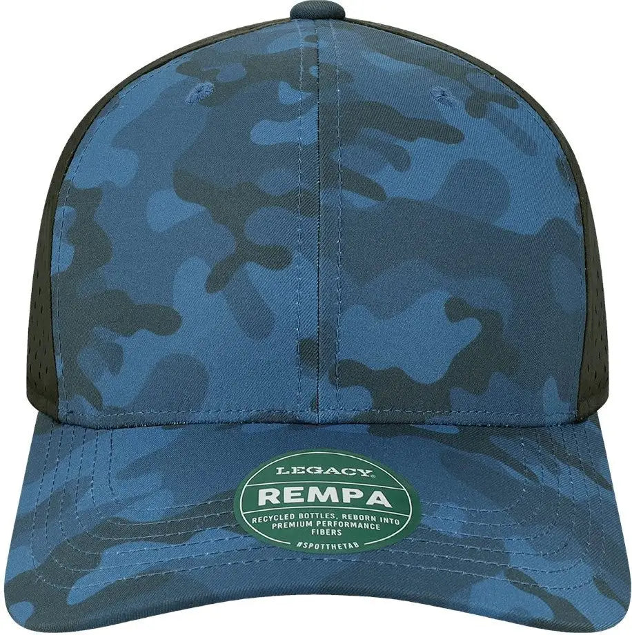 Legacy Rempa Reclaim Mid-pro Adjustable Cap - Blue Camo Black - Camo/ / one Size Fits Most