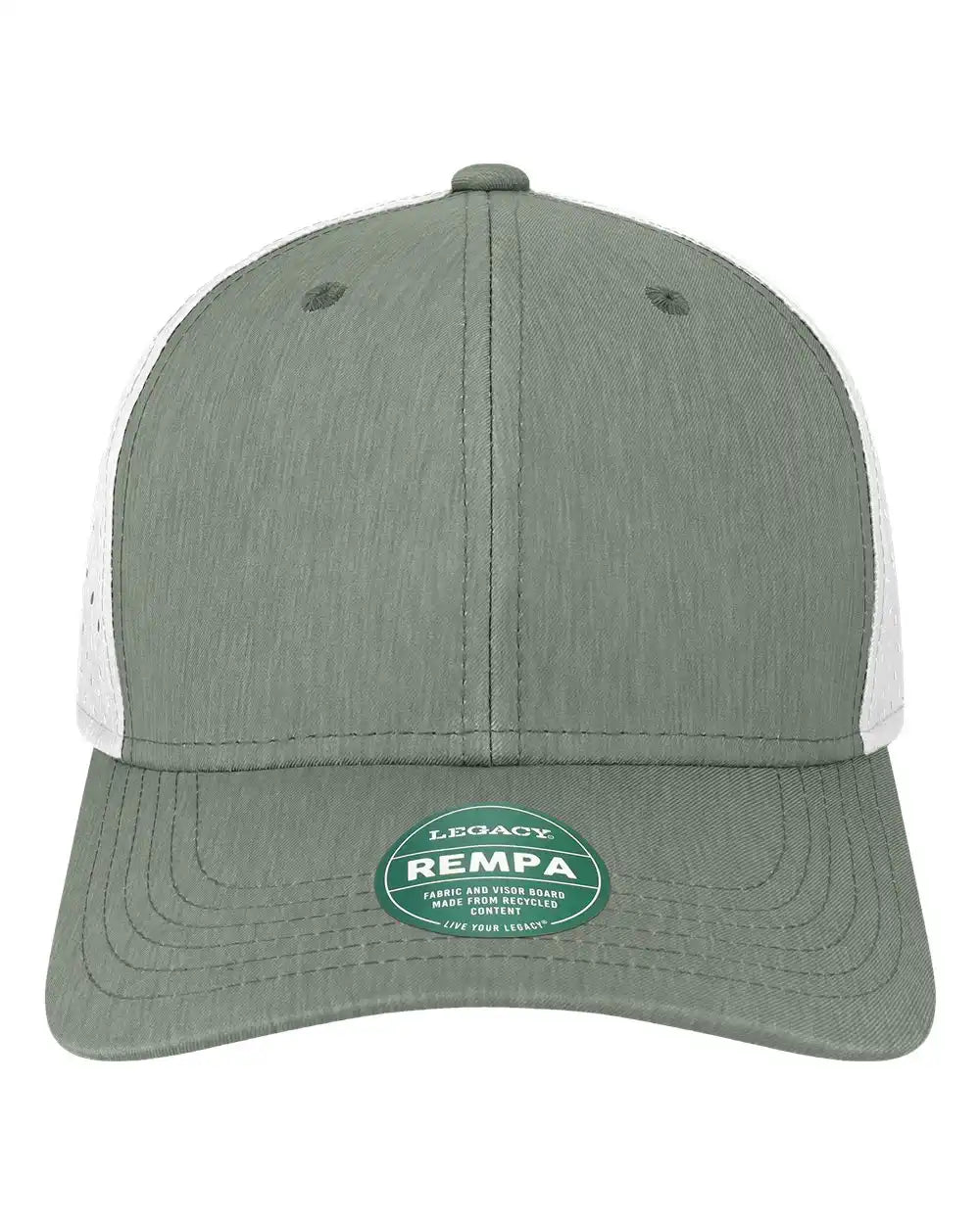 Legacy Rempa Reclaim Mid-pro Adjustable Cap - Eco Dark Grey White - Grey/