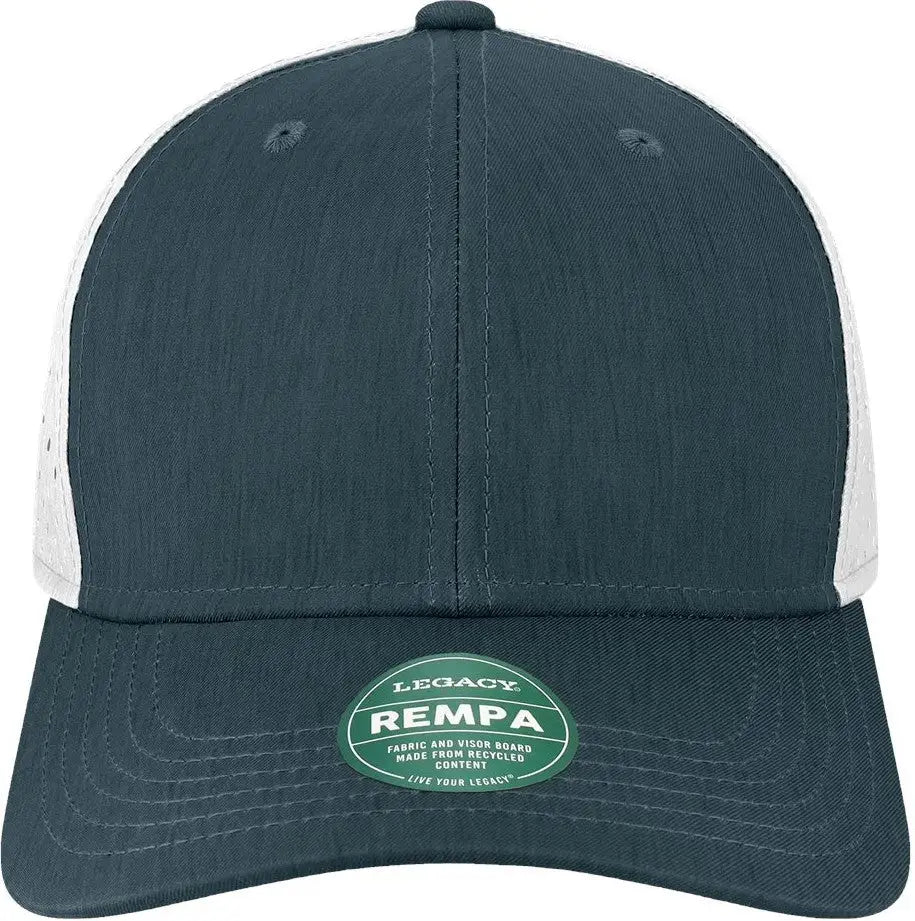 Legacy Rempa Reclaim Mid-pro Adjustable Cap - Eco Navy White - one Size Fits Most