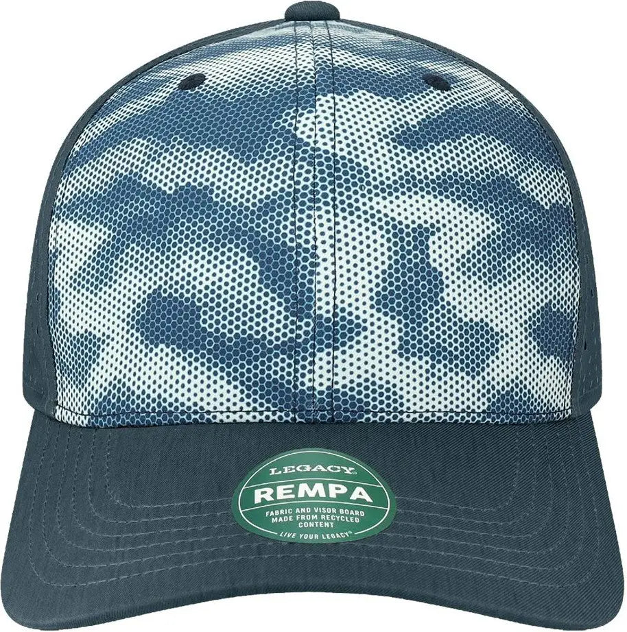 Legacy Rempa Reclaim Mid-pro Adjustable Cap - Navy Camo Dots - one Size Fits Most