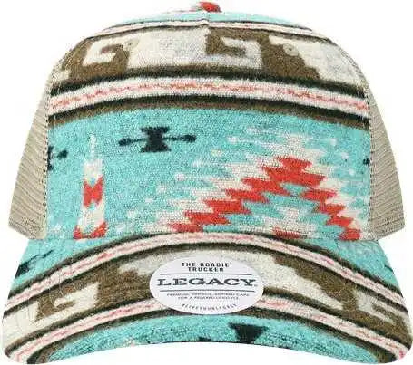 Legacy Roadie Five-panel Trucker Cap - Aztec - Multi-colored / one Size Fits Most