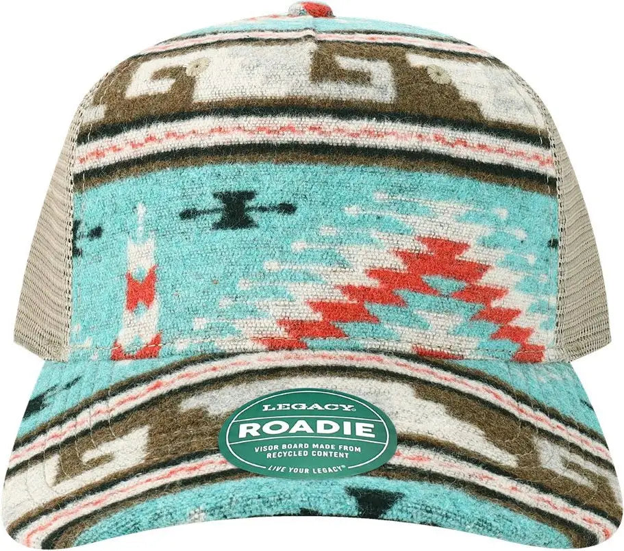 Legacy Roadie Five-panel Trucker Cap - Aztec - Multi-colored / one Size Fits Most