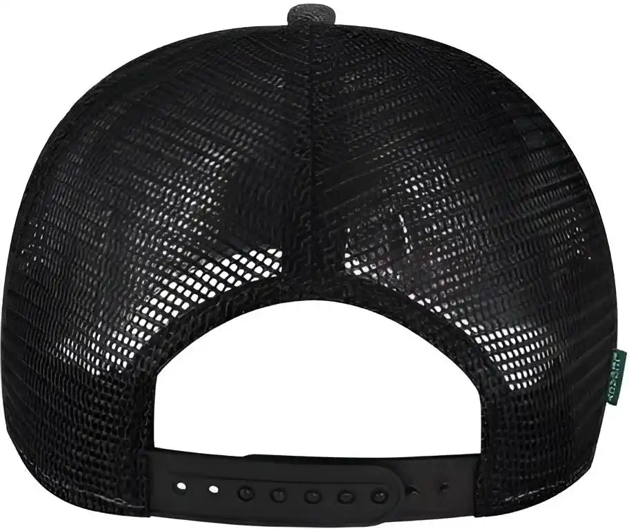 Legacy Roadie Five Panel Trucker Cap Black / Adjustable