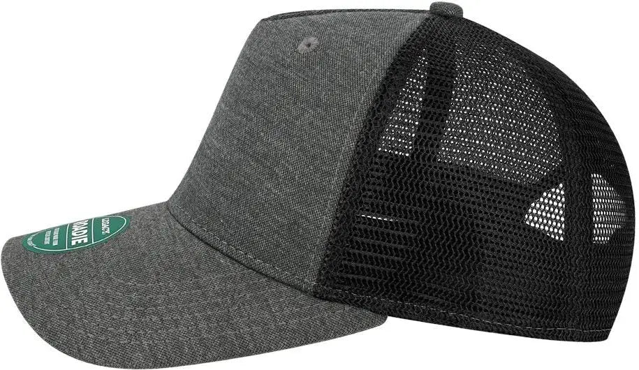 Legacy Roadie Five-panel Trucker Cap - Black - one Size Fits Most