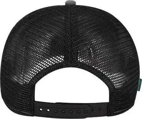 Legacy Roadie Five-panel Trucker Cap - Charcoal Slub Black - Dark Gray / Adjustable