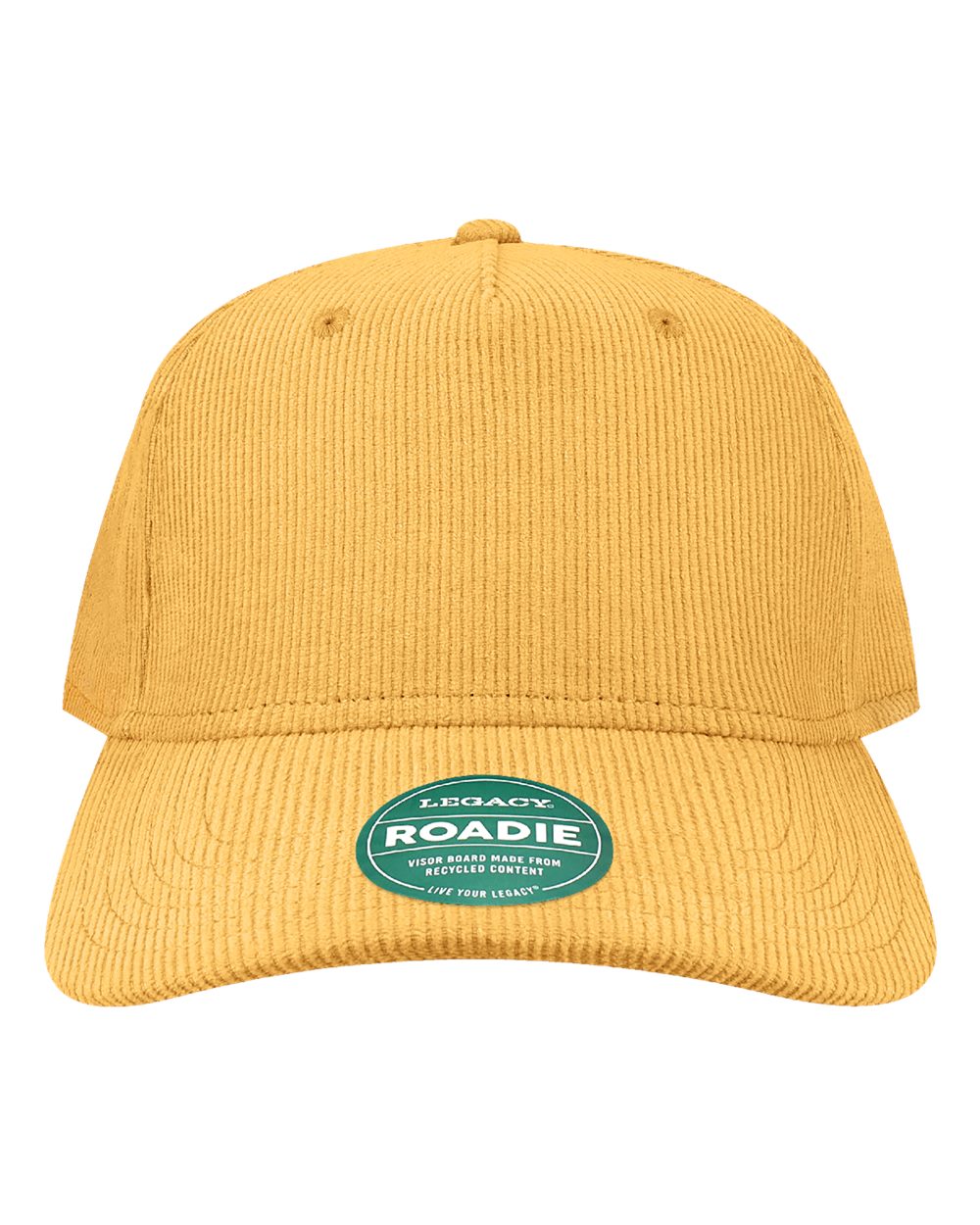 Legacy Roadie Five-panel Trucker Cap - Golden Amber Corduroy