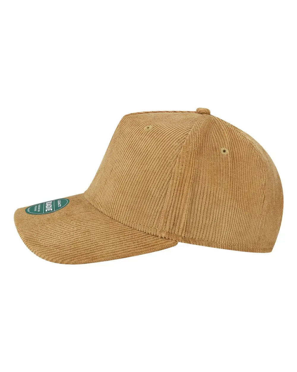 Legacy Roadie Five-panel Trucker Cap - Khaki Corduroy